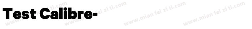 Test Calibre字体转换